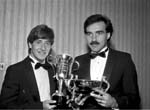 John Robertson & Willie Miller award ceremony 1984