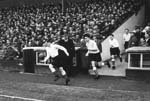 Aberdeen v Hearts football match, 1955