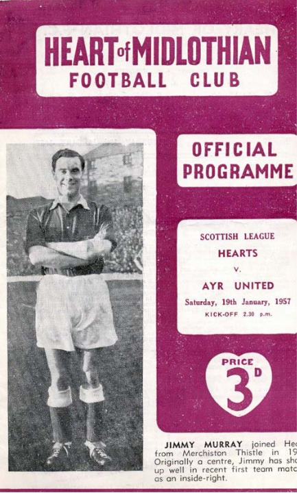 1957011901 Ayr United 2-2 Tynecastle