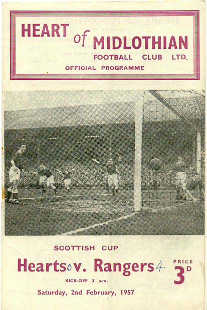 1957020201 Rangers 0-4 Tynecastle
