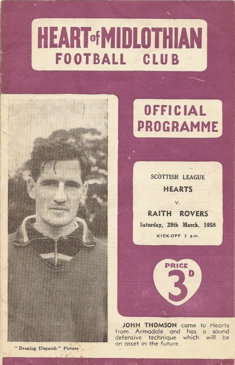 1958032901 Raith Rovers 4-1 Tynecastle