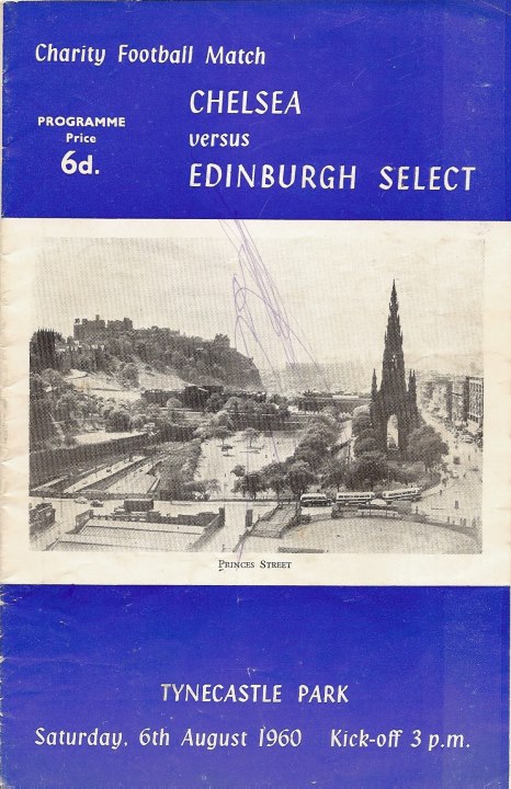 1960080601 Edinburgh Select vs Chelsea Tynecastle