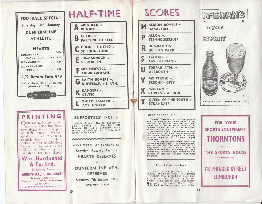 1961010206 Hibernian 1-2 Tynecastle