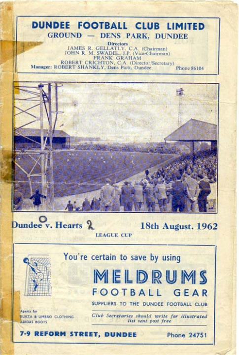 1962081801 Dundee 2-0 Dens Park