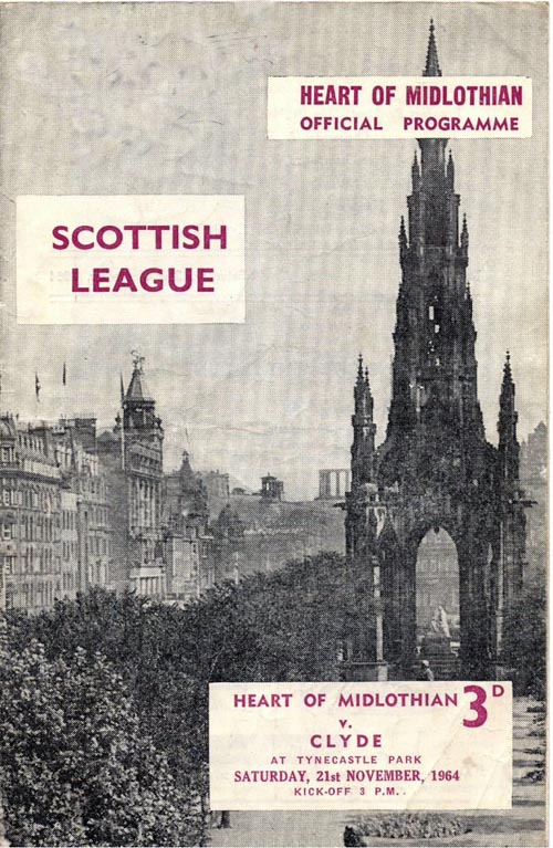1964112102 Clyde 3-0 Tynecastle