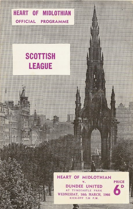1966031601 Dundee United 0-1 Tynecastle