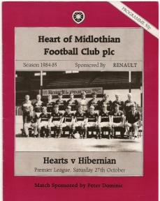 1984102701 Hibernian 0-0 Tynecastle