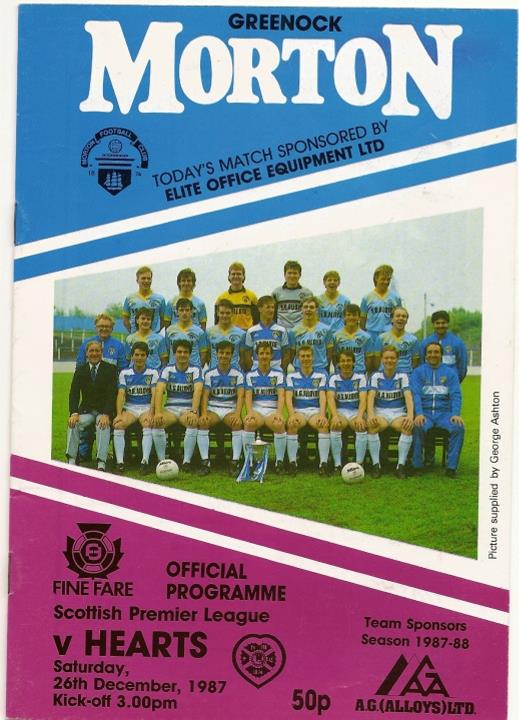 1987122601 Morton 0-0 Cappielow Park