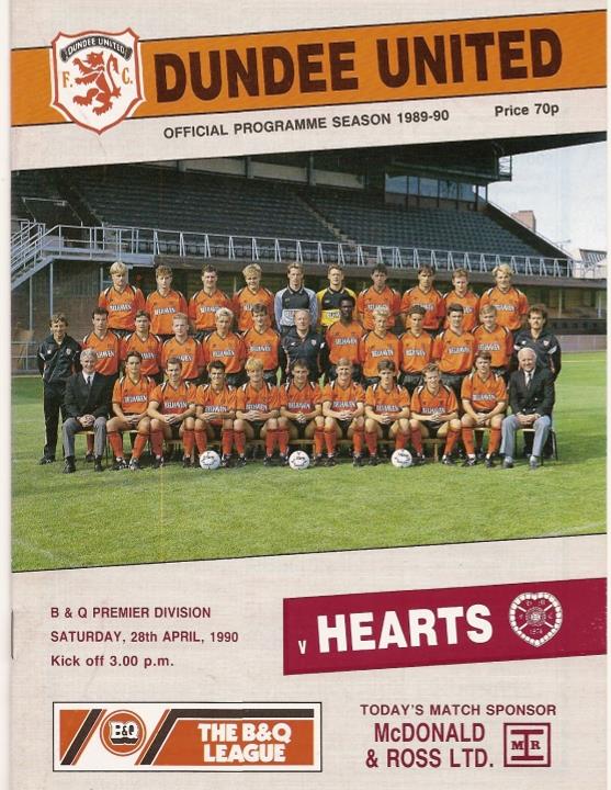 1990042801 Dundee United 1-1 Tannadice Park