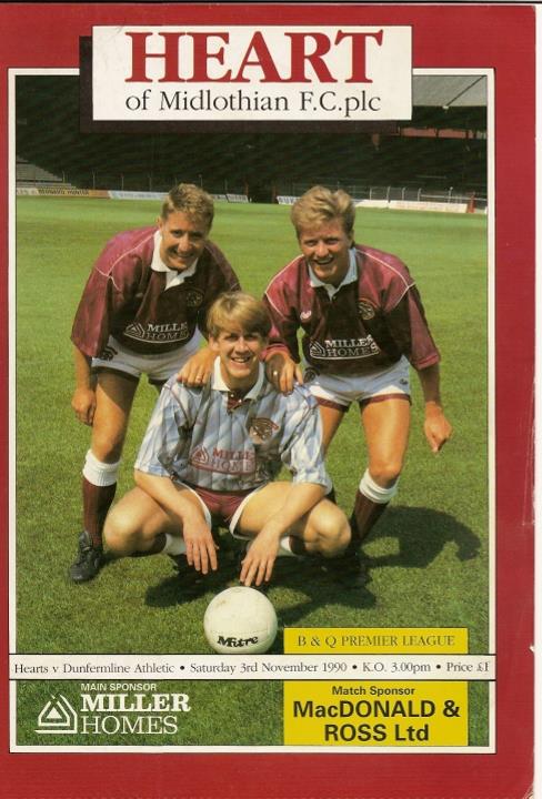 1990110301 Dunfermline Athletic 1-1 Tynecastle
