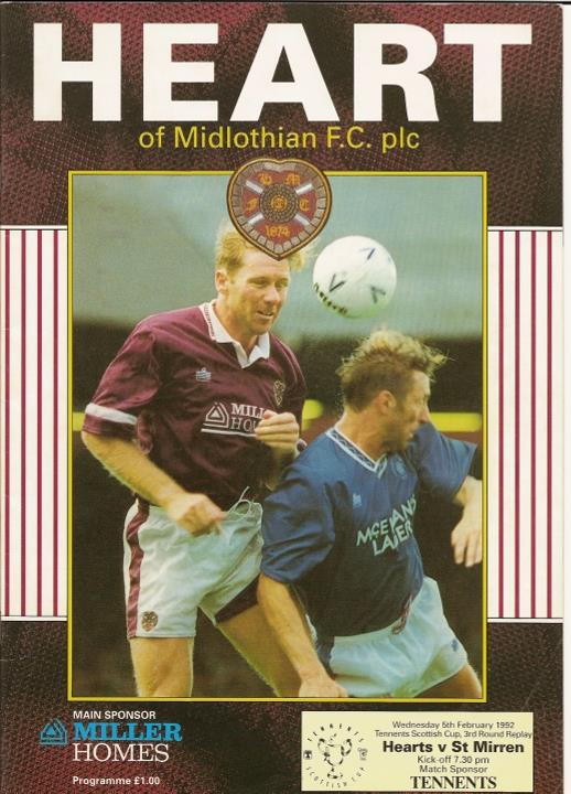 1992020501 St Mirren 3-0 Tynecastle