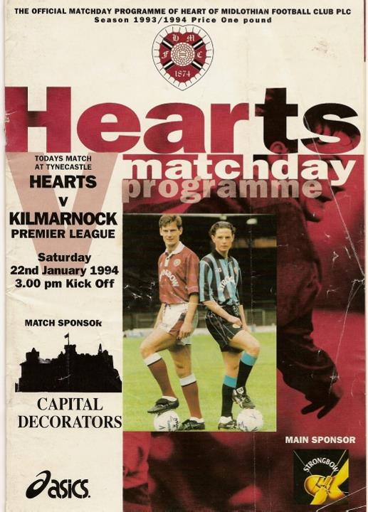 1994012201 Kilmarnock 1-1 Tynecastle