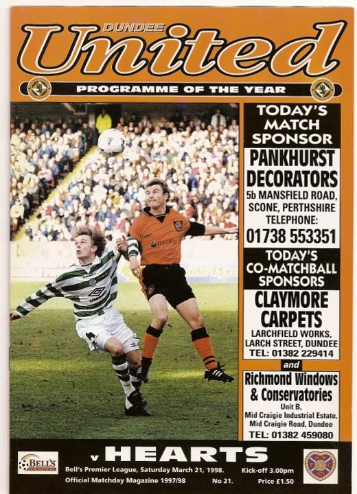 1998032101 Dundee United 1-0 Tannadice Park