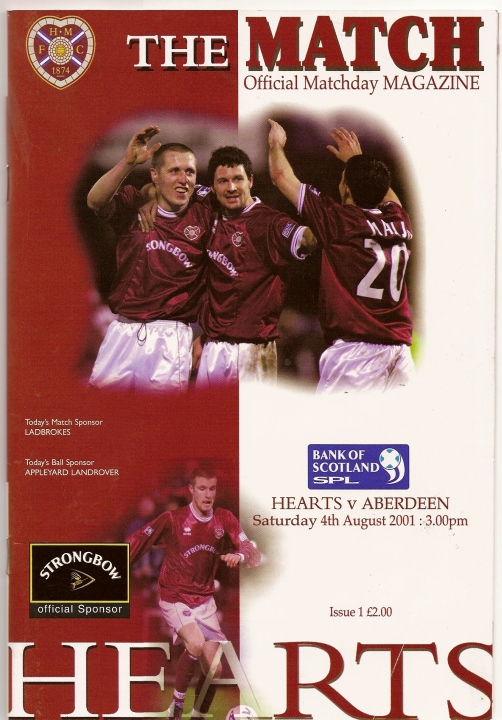 2001080401 Aberdeen 1-0 Tynecastle