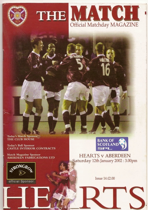 2002011201 Aberdeen 3-1 Tynecastle