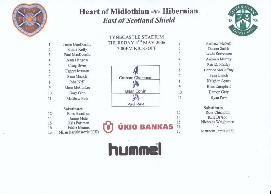 2006050401 Hibernian 2-4 Tynecastle