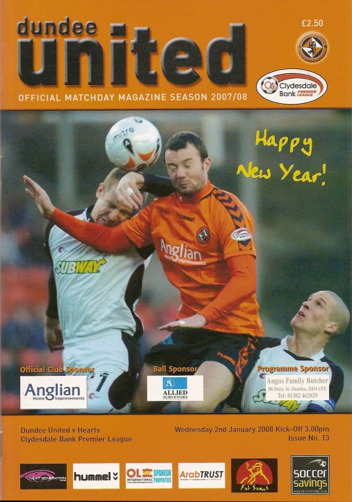2008010201 Dundee United 1-4 Tannadice Park