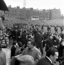 1966 5-3-1966 supporters spill onto pitch v celtic scqtr final