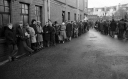 1978 heart sfans queue for tickets for new year derby hibs