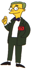 That's Fitzroy Simpson, Mr Burns. One of your makeweight goops from Sector 7G