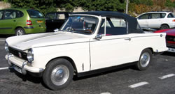 East Fife on a Triumph Herald