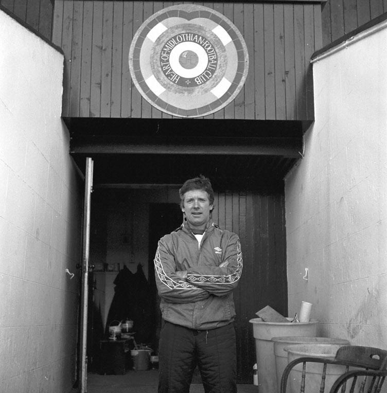 Alex MacDonald new Hearts manager 1982