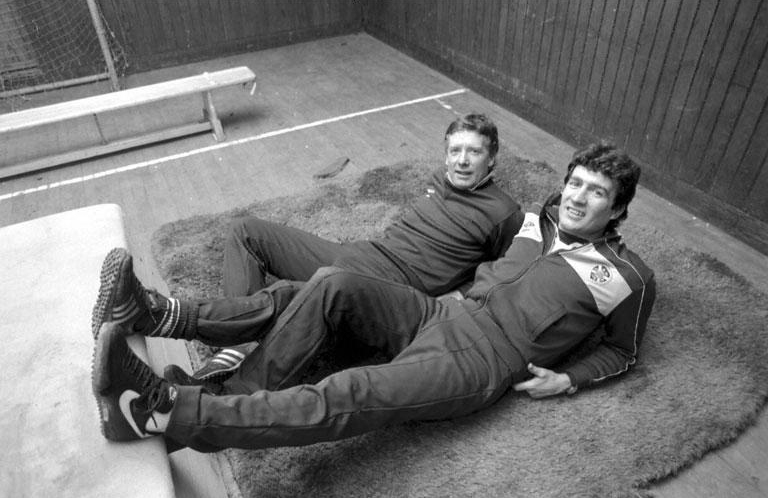 Alex Macdonald and Sandy Jardine 1983
