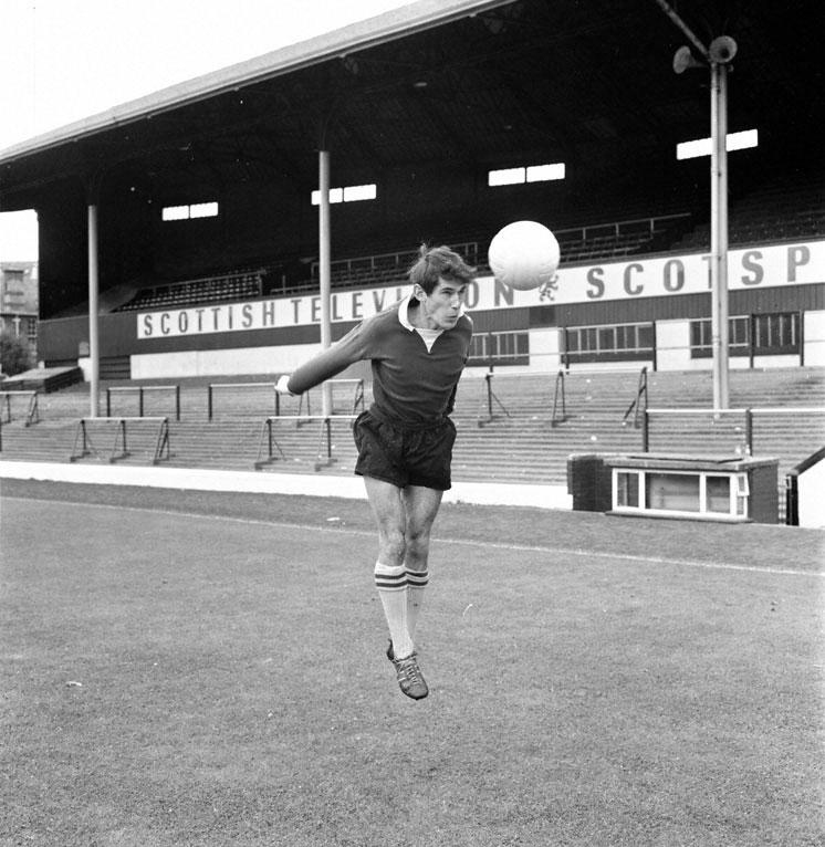 Donald Ford pictured at Tynecastle