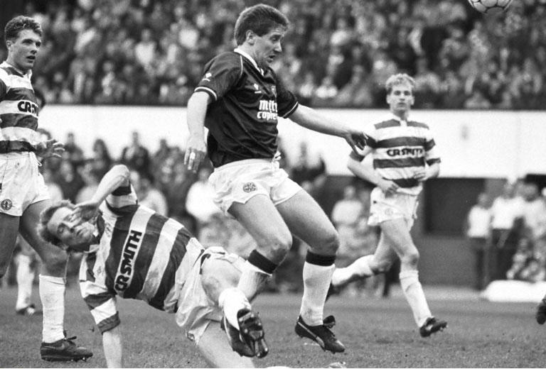 Hearts John Robertson SCup semi Parkhead,April 1988