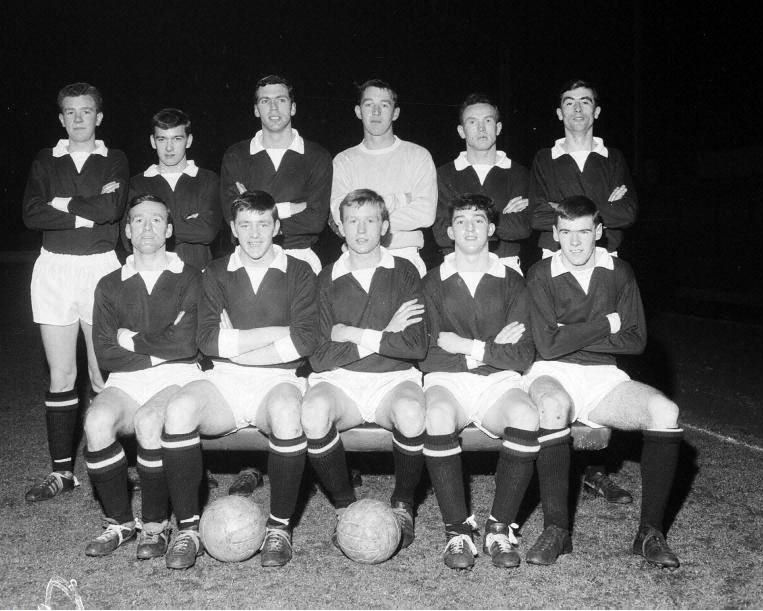 Hearts youth team at Tynecastle 1960