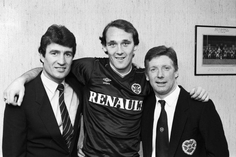 Sandy Clark joins Hearts 1984b