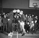 Gary Mackay goes head-to-head with headmaster Gordon Munro when he visits Tynecastle High School, his old school, in November 1983