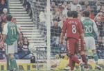 Hartley 2nd, Zibby sprawled in goal