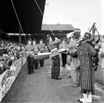Hearts Centenary flag raised