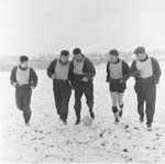 Hearts' training session 1966