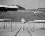 Jackie Brown - Boxer - Training at Tynecastle 1955