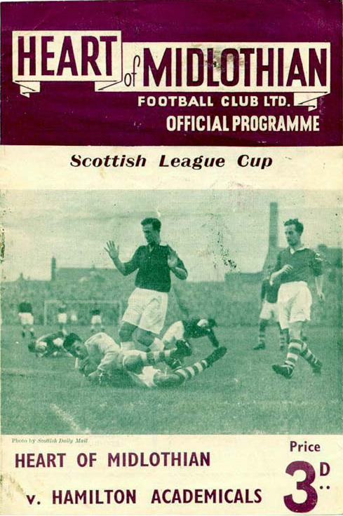 1953080801 Hamilton Accies 5-0 Tynecastle