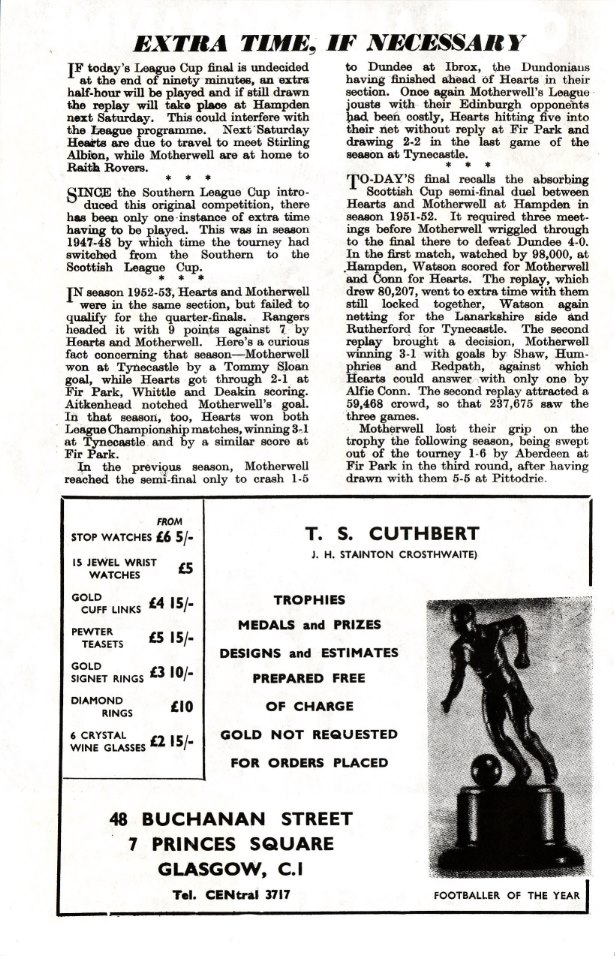 1954102302 Motherwell 4-2 Hampden