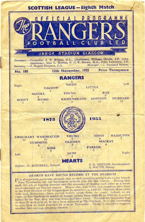 1955111204 Rangers 1-4 Ibrox