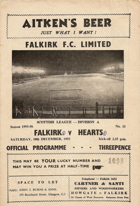 1955121001 Falkirk 1-1 Brockville Park