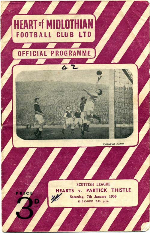 1956010701 Partick Thistle 5-0 Tynecastle