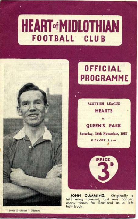 1957111601 Queens Park 8-0 Tynecastle