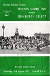 1957080301 Edinburgh Select vs Preston North End Easter Road