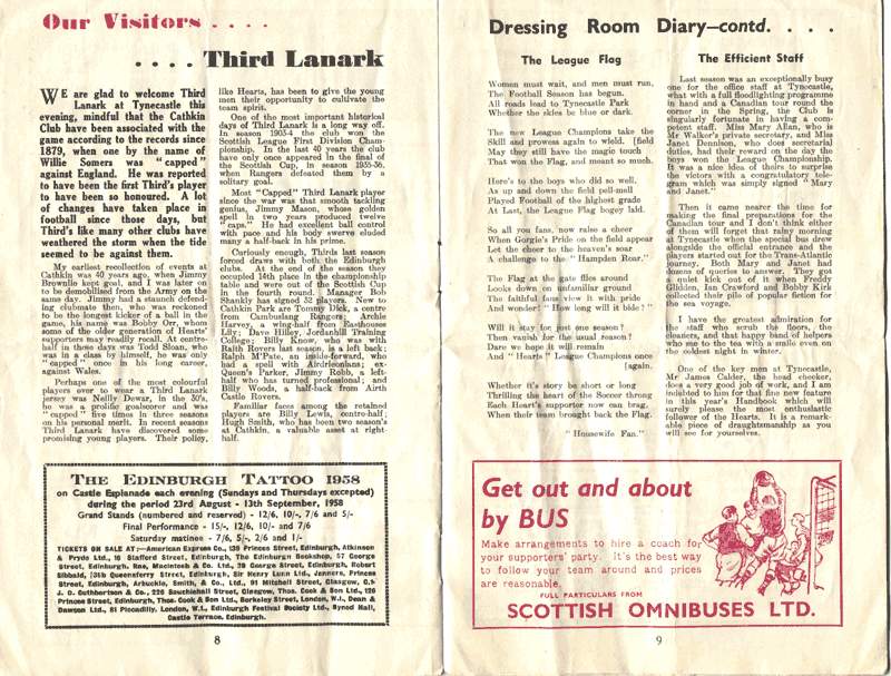 1958081305 Third Lanark 3-0 Tynecastle