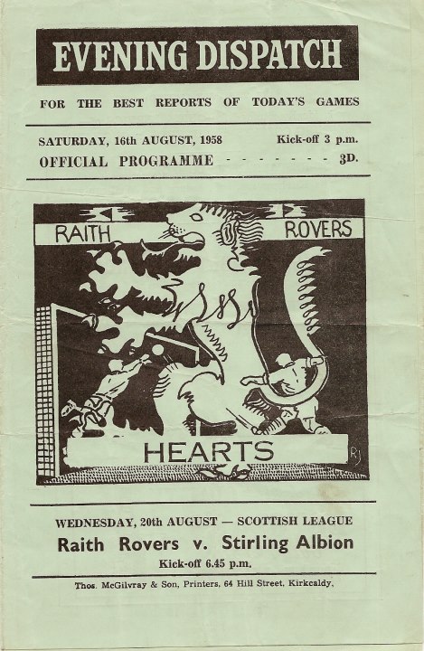 1958081601 Raith Rovers 3-1 A