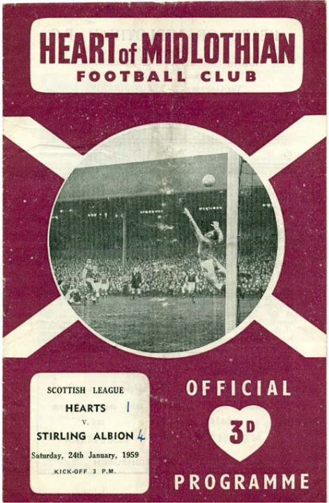 1959012401 Stirling Albion 1-4 Tynecastle