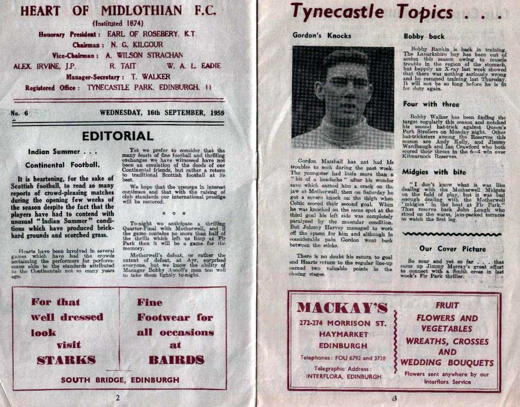 1959091602 Motherwell 6-2 Tynecastle