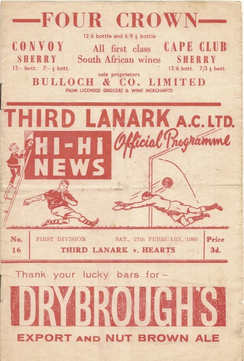 1960022701 Third Lanark 4-1 2nd Cathkin Park