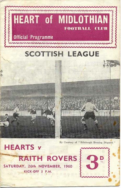 1960112601 Raith Rovers 1-0 Tynecastle