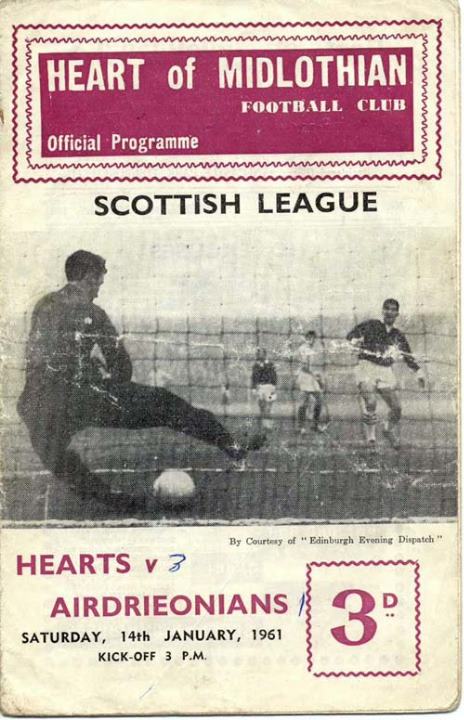 1961011401 Airdrieonians 3-1 Tynecastle